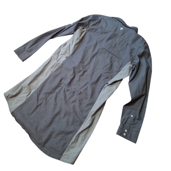 Kuhl Kiley Roll Tab Sleeved Dress Two Toned Gray No Belt Ladies Med gorpcore - Picture 4 of 6